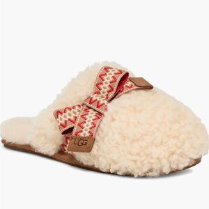 AUTHENTIC UGG Maxi Curly Genuine Shearling Scuff Slipper (Women)